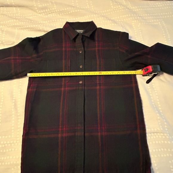 LAUREN Ralph Lauren Plaid Worsted Wool Shirt - SP - EUC - Picture 6 of 8